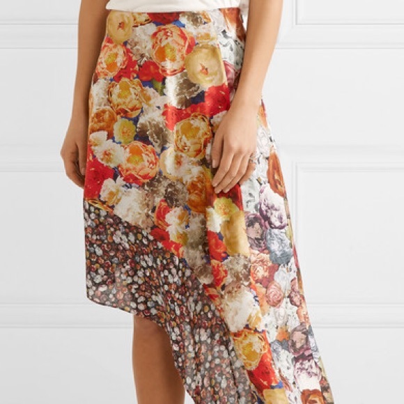 Acne Studios Pamsan asymmetrical floral skirt - Picture 3 of 7
